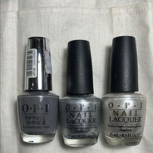 OPI bundle of 3 colors: grey/metallic